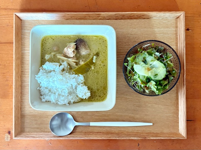 辛くない グリーンカレー