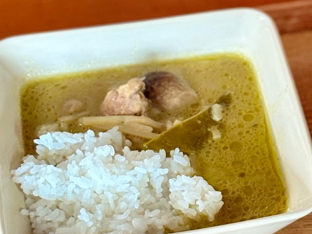 辛くない グリーンカレー